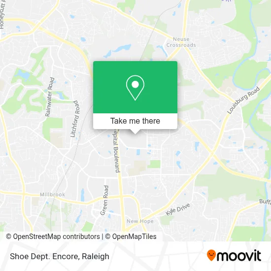 Shoe Dept. Encore map