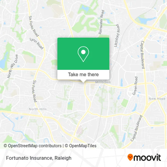 Fortunato Insurance map