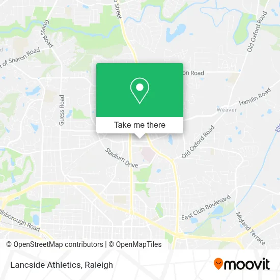 Lancside Athletics map