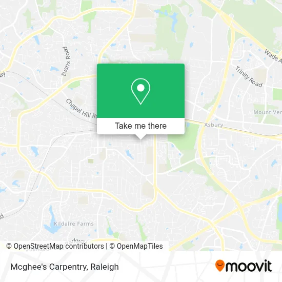 Mcghee's Carpentry map