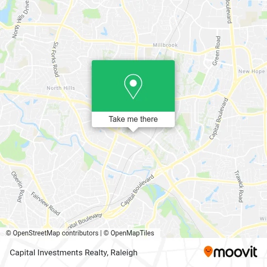 Capital Investments Realty map