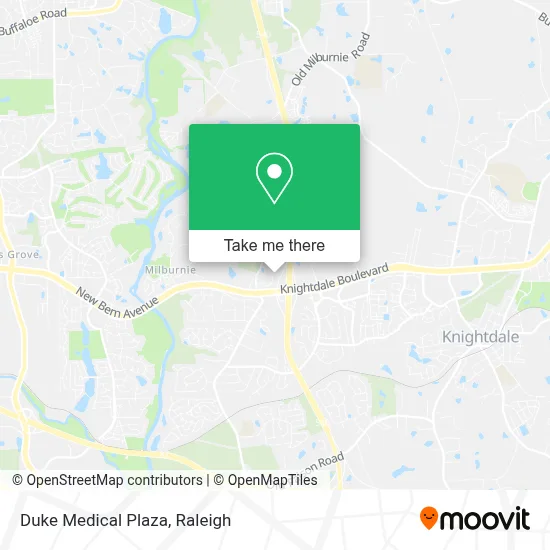 Duke Medical Plaza map