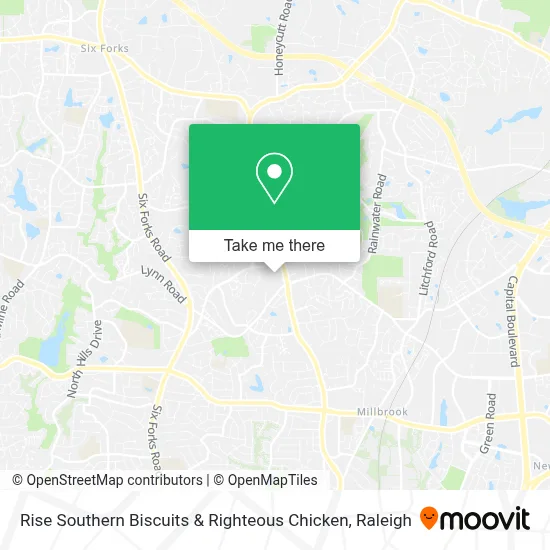 Rise Southern Biscuits & Righteous Chicken map