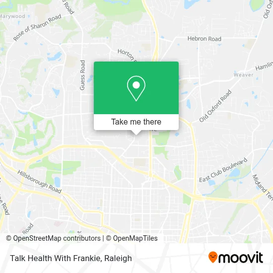 Talk Health With Frankie map