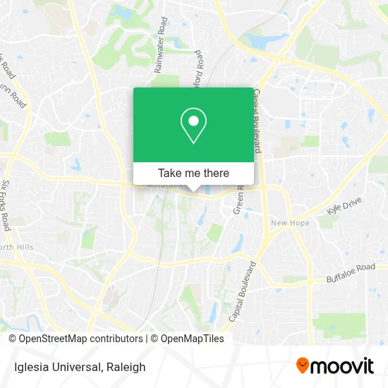 Iglesia Universal map