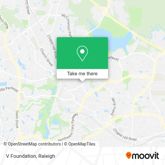 V Foundation map