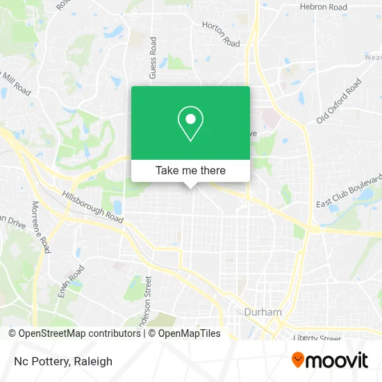 Nc Pottery map