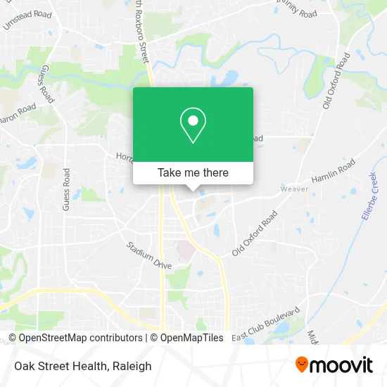 Oak Street Health map
