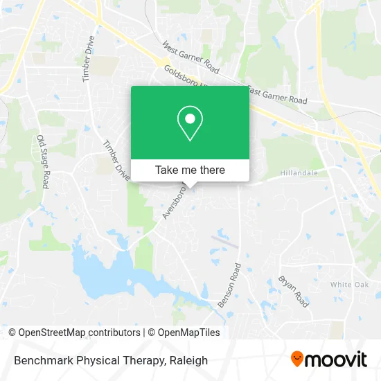 Benchmark Physical Therapy map