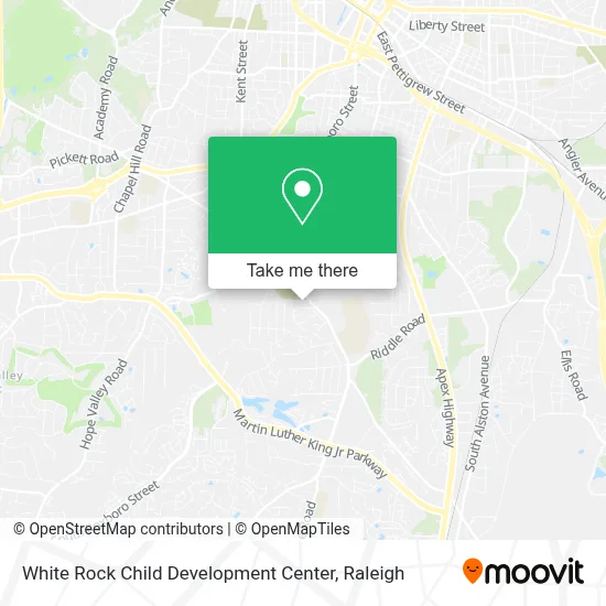 White Rock Child Development Center map