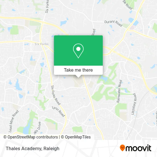 Thales Academy map