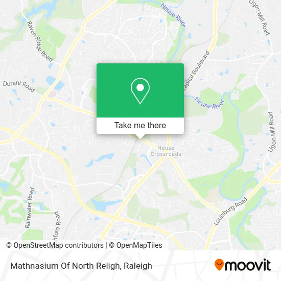 Mathnasium Of North Religh map