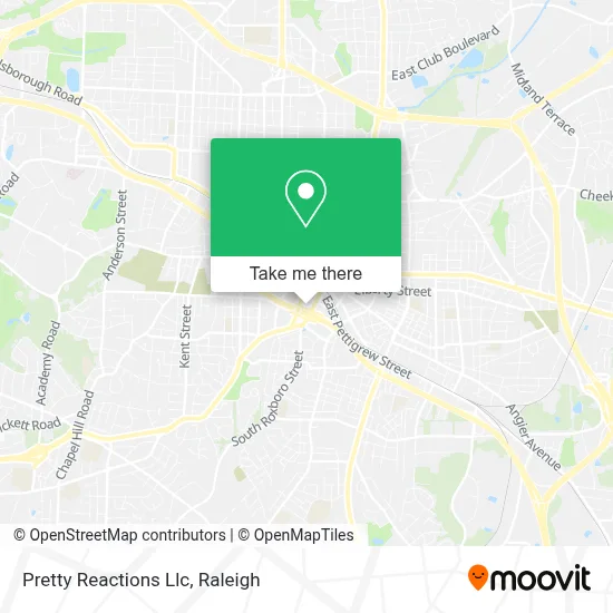 Pretty Reactions Llc map