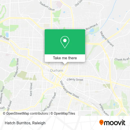 Hatch Burritos map