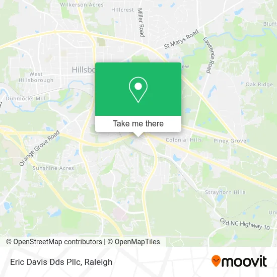 Eric Davis Dds Pllc map