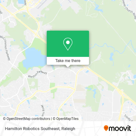 Hamilton Robotics Southeast map