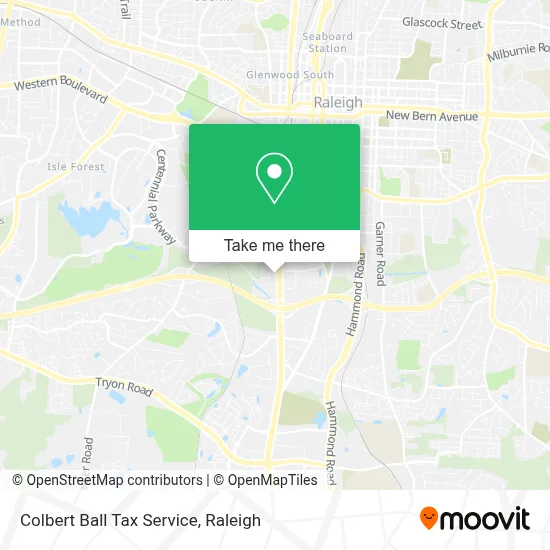 Colbert Ball Tax Service map