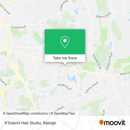 K'Dalyn's Hair Studio map