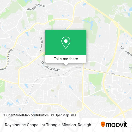 Royalhouse Chapel Int Triangle Mission map