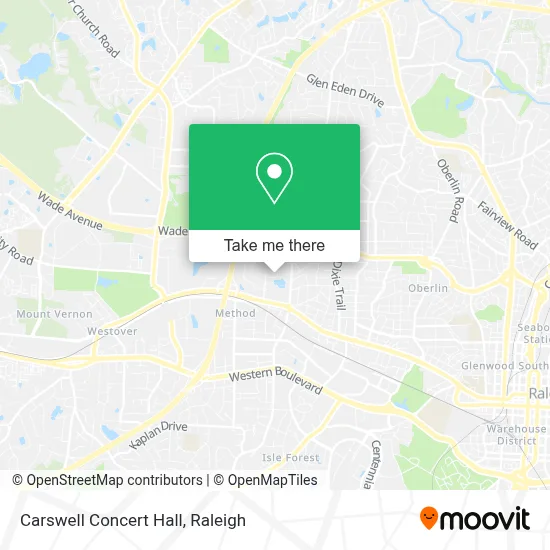 Carswell Concert Hall map