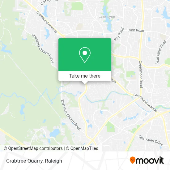 Crabtree Quarry map