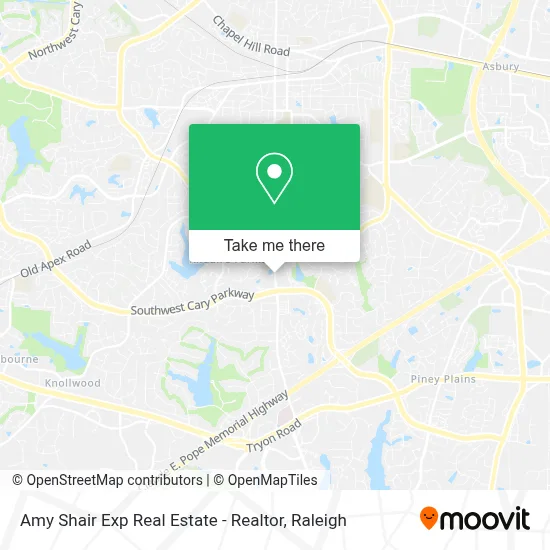 Amy Shair Exp Real Estate - Realtor map