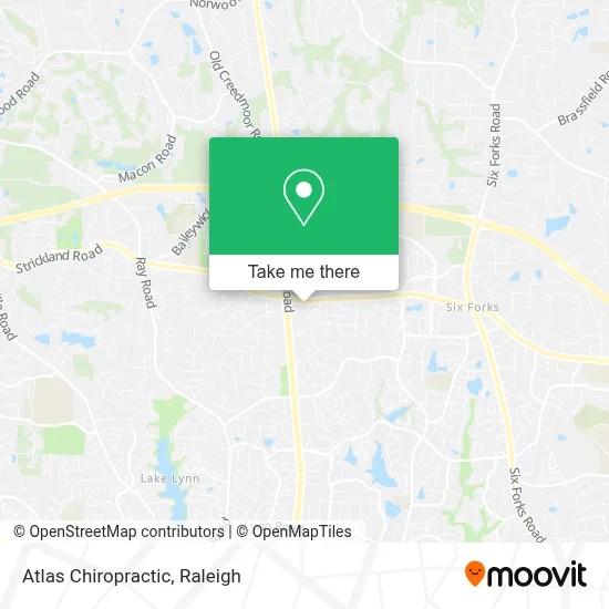 Atlas Chiropractic map