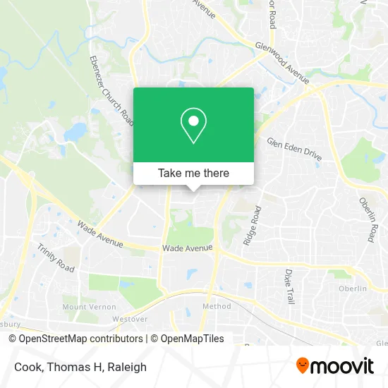 Cook, Thomas H map