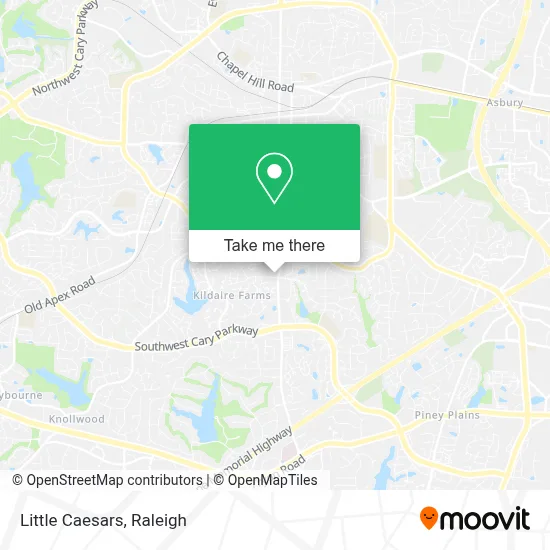 Little Caesars map