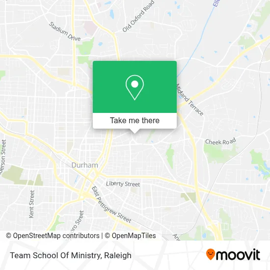 Team School Of Ministry map