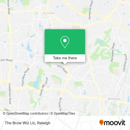 The Brow Wiz Llc map