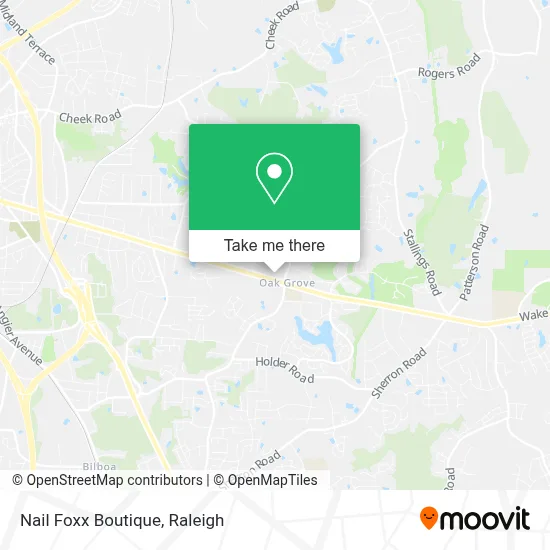 Nail Foxx Boutique map