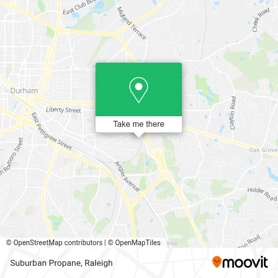 Suburban Propane map