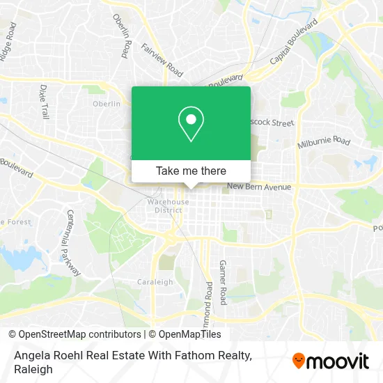 Angela Roehl Real Estate With Fathom Realty map