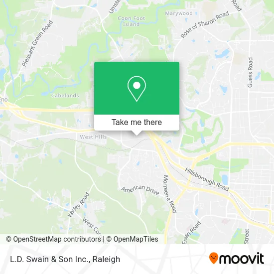 L.D. Swain & Son Inc. map