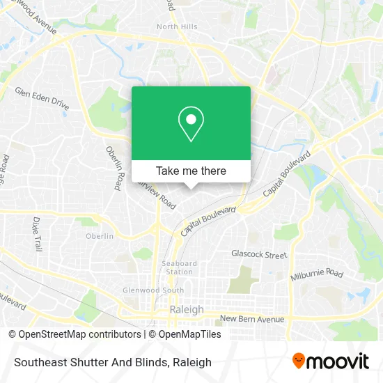 Southeast Shutter And Blinds map