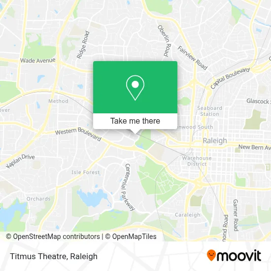 Titmus Theatre map