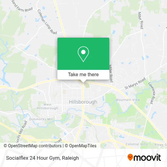 Socialflex 24 Hour Gym map