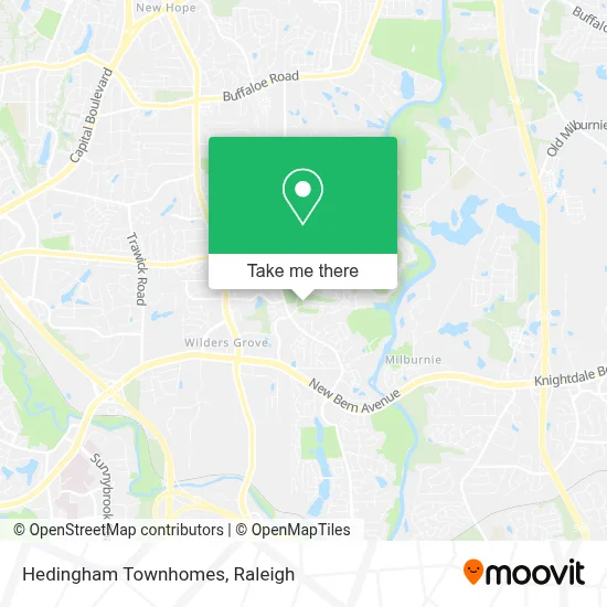 Hedingham Townhomes map
