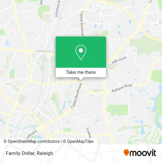 Family Dollar map