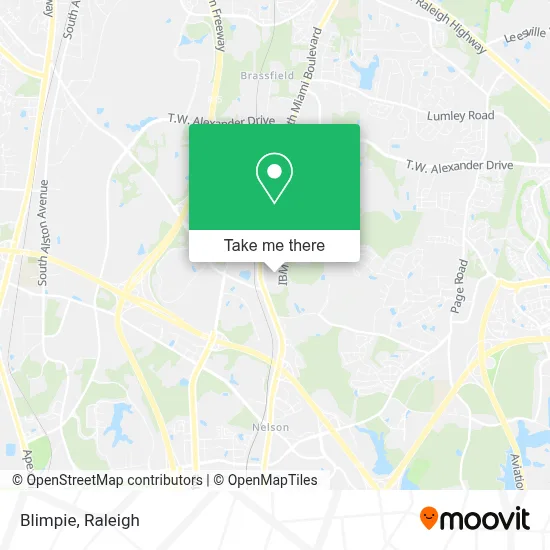 Blimpie map