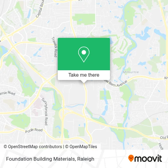 Foundation Building Materials map