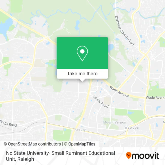 Nc State University- Small Ruminant Educational Unit map