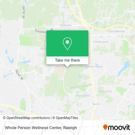 Whole Person Wellness Center map