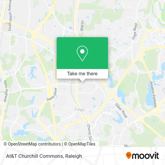 At&T Churchill Commons map