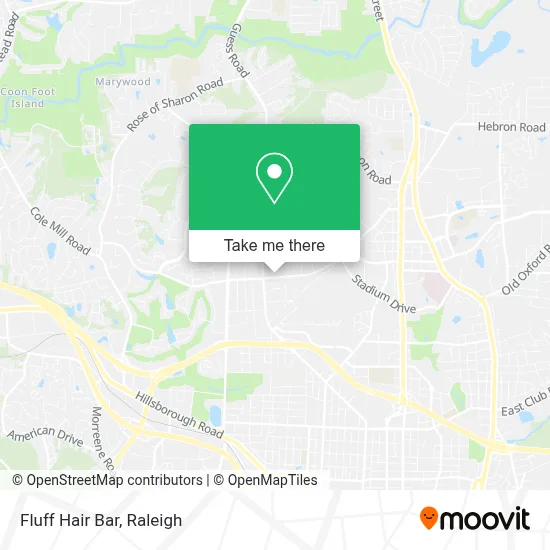 Fluff Hair Bar map