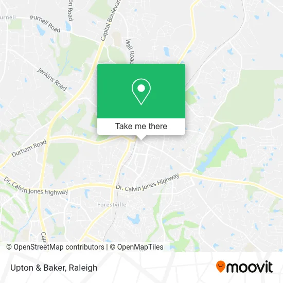 Upton & Baker map