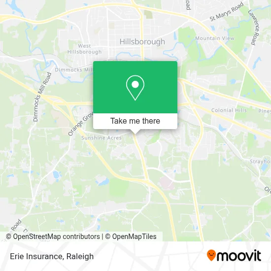 Erie Insurance map