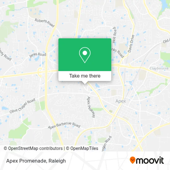 Apex Promenade map