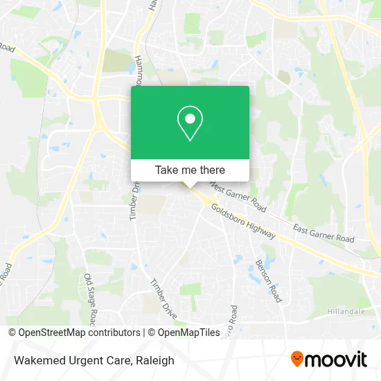 Wakemed Urgent Care map